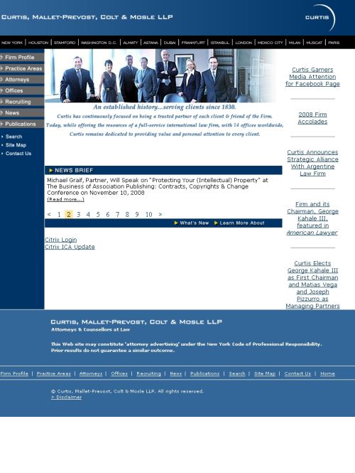 Curtis, MalletPrevost, Colt & Mosle LLP Justia Lawyer Directory Curtis, MalletPrevost, Colt & Mosle LLP Justia Lawyer Directory