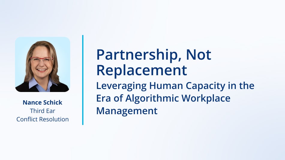 Partnership, Not Replacement: Leveraging Human Capacity in the Era of ...