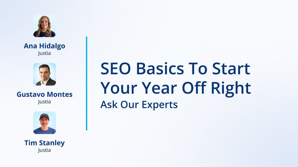SEO Basics To Start Your Year Off Right: Ask Our Experts | Courses ...
