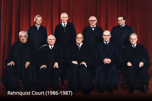 伦奎斯特法庭(1986-1987)