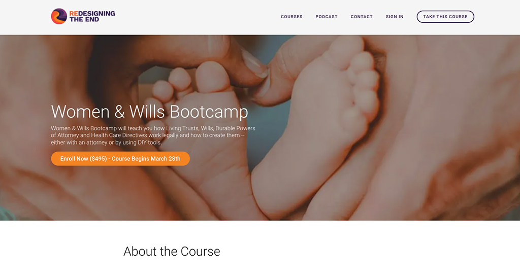 Women and Wills Bootcamp