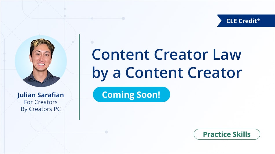 Content Creator Law by a Content Creator