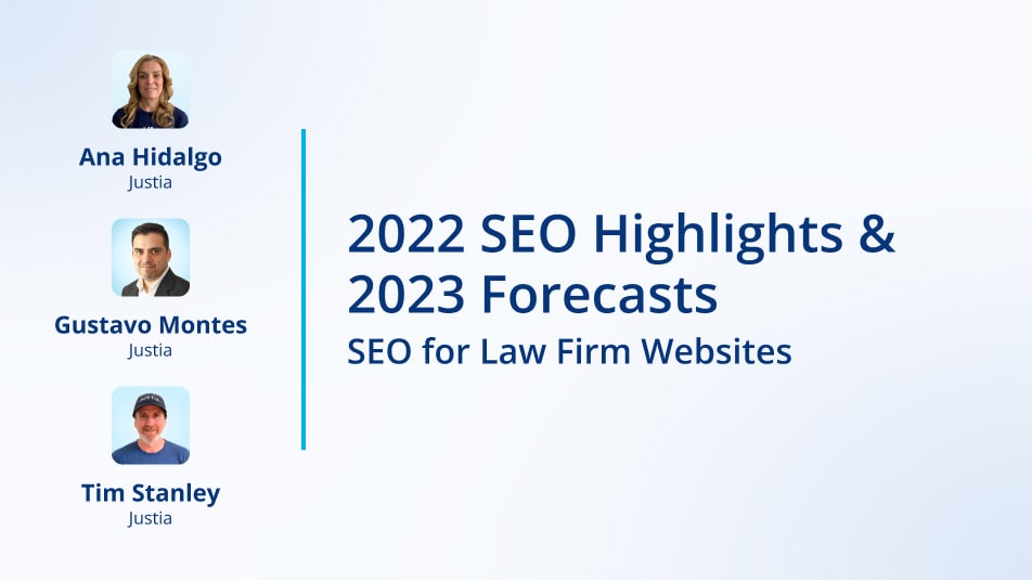 Law Firm SEO: 2022 in Review & What to Expect in 2023
