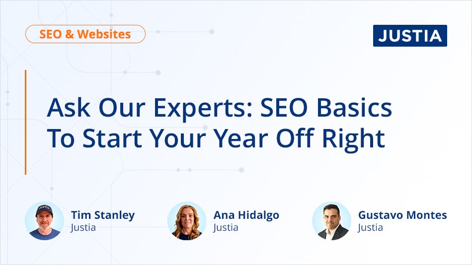Ask Our Experts: SEO Basics To Start Your Year Off Right