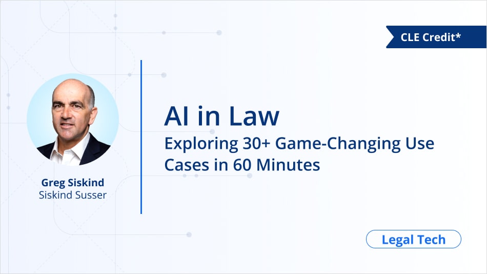 AI in Law: Exploring 30+ Game-Changing Use Cases in 60 Minutes