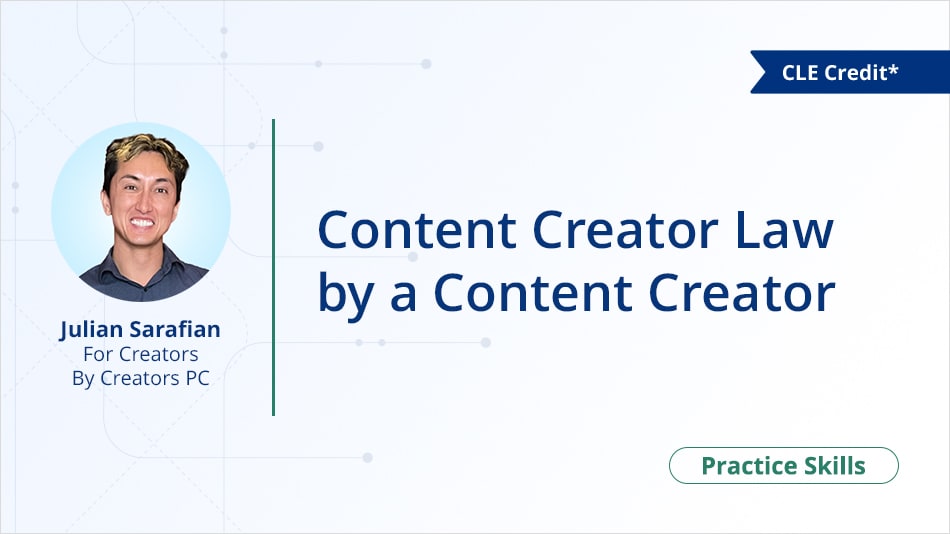 Content Creator Law by a Content Creator