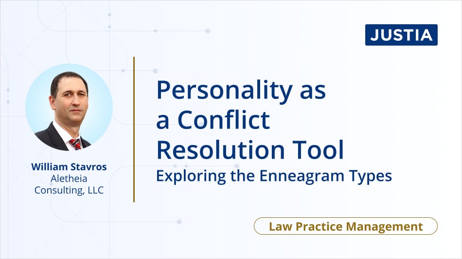 Personality as <br>a Conflict <br>Resolution Tool