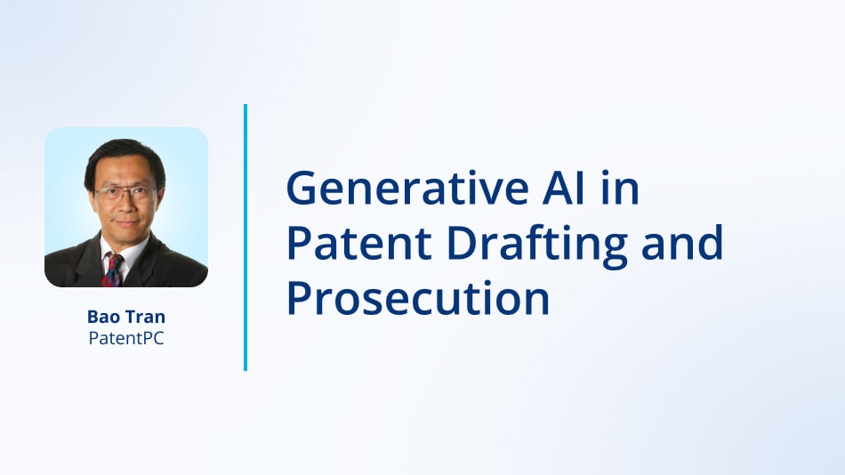 Generative AI in Patent Drafting and Prosecution