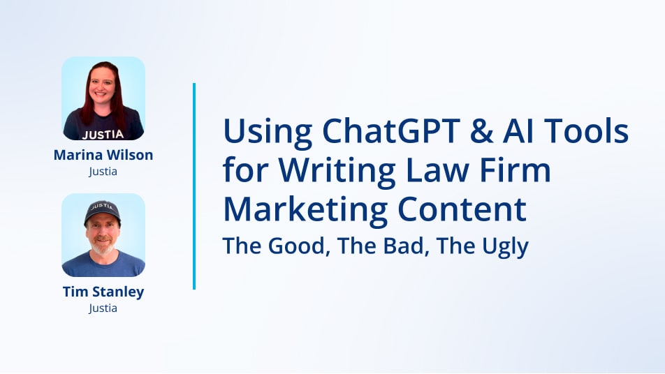 Using ChatGPT for Law Firm Marketing Content