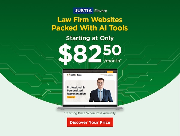 Justia Elevate — Law firm websites with AI tools