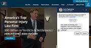 Blazeo’s live chat software chat window on Levin Papantonio’s law firm’s site. AI with real human agents standing by.